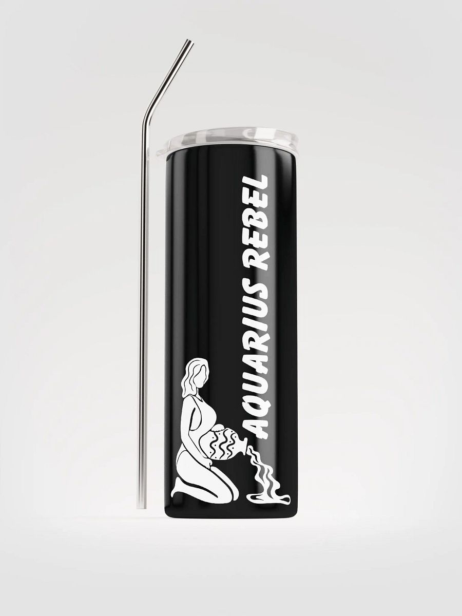 Aquarius Rebel Stainless Steel Tumbler: Celebrate Zodiac Vibes! ♒ product image (1)