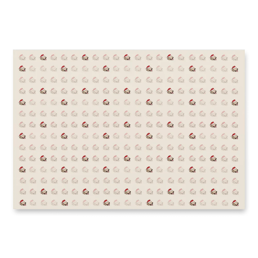 Festive Retrievers Christmas Gift Wrap Set product image (2)