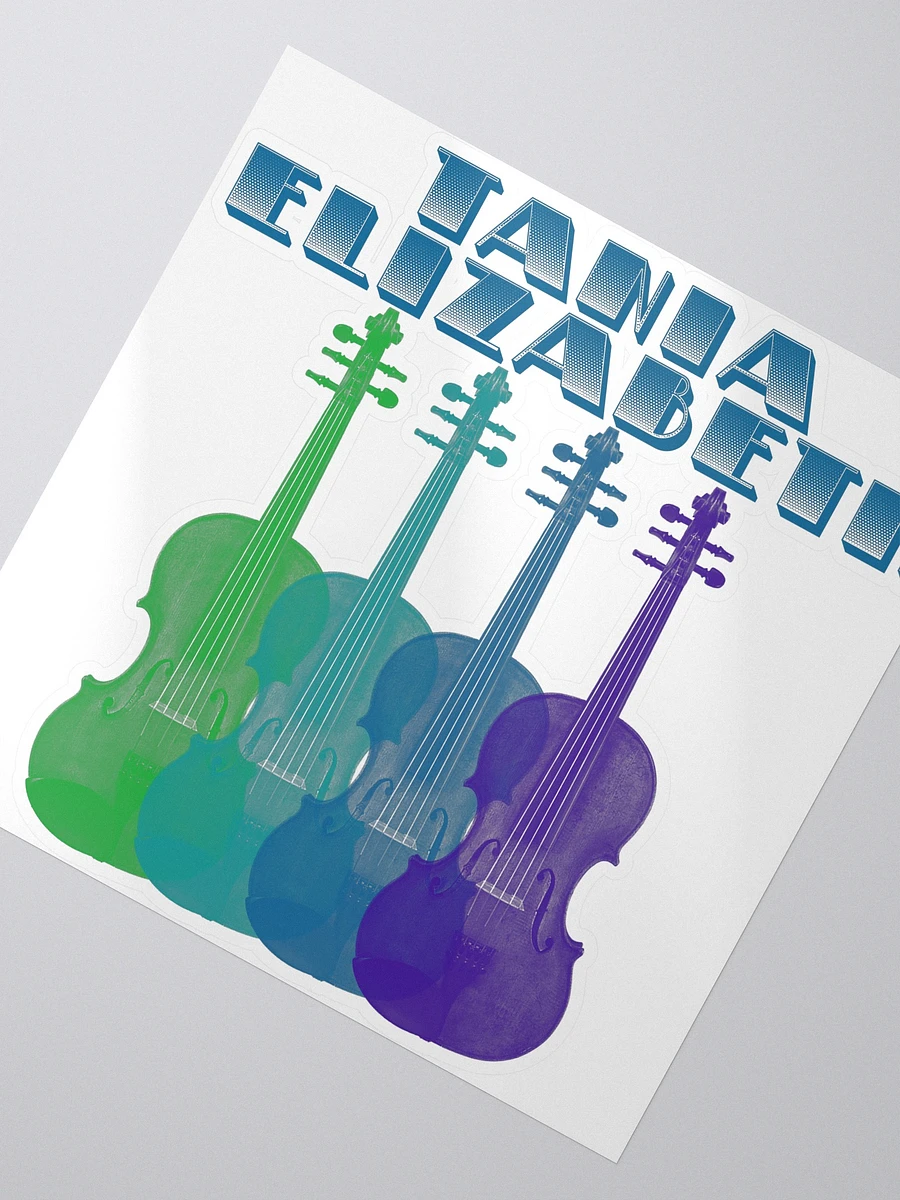 4 Fiddles Sticker - Green/Blue product image (2)