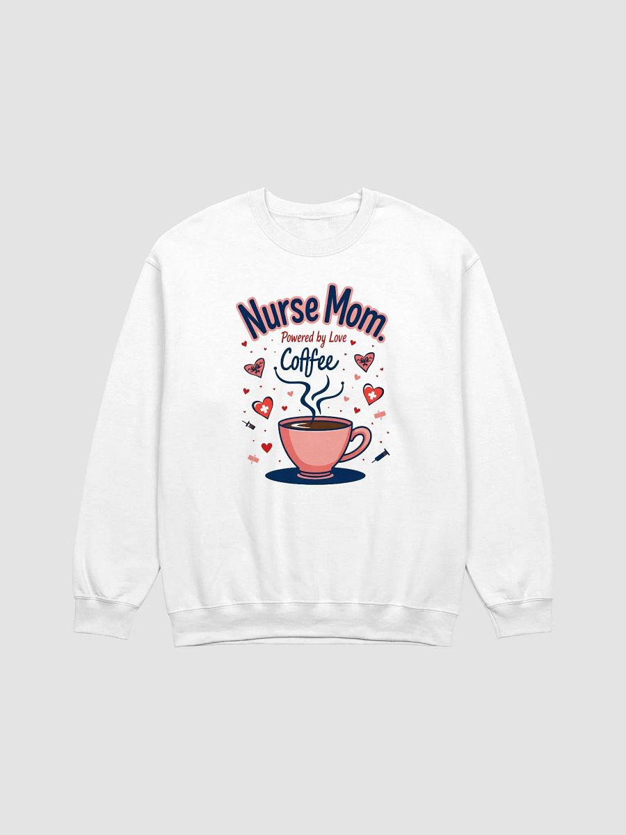Nurse Mom Love & Coffee Crewneck Sweatshirt product image (3)