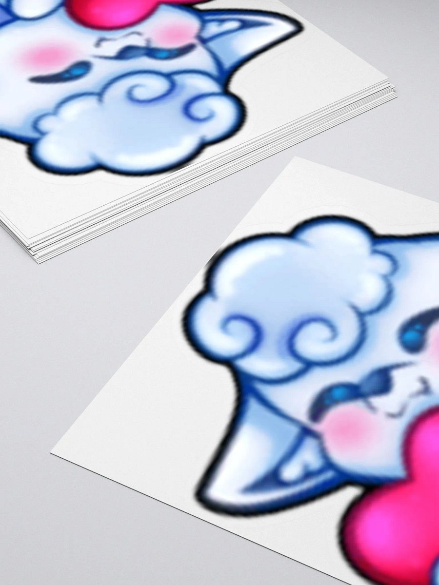Alolan Ninetails Heart Sticker product image (13)