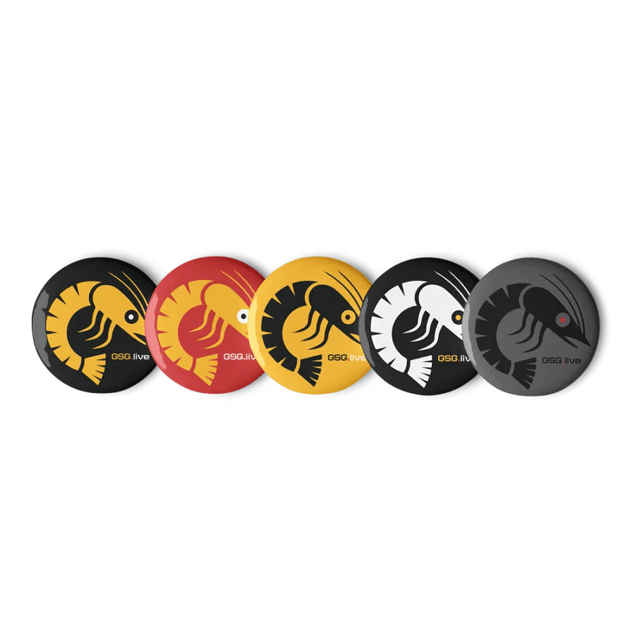 GSG Custom Button Set 5x product image (1)