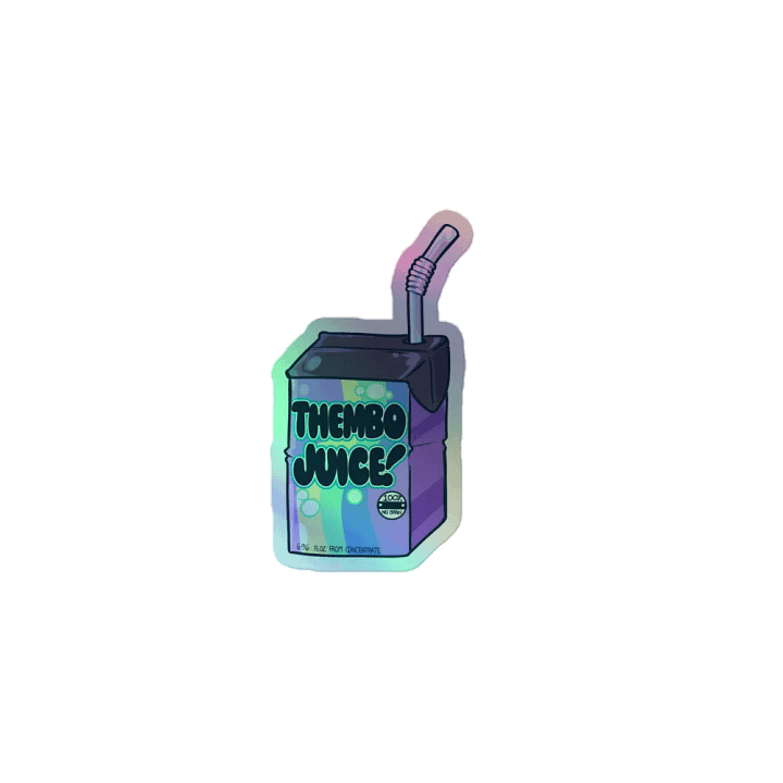 Gender Fluids - Thembo Juice Holo Sticker product image (1)