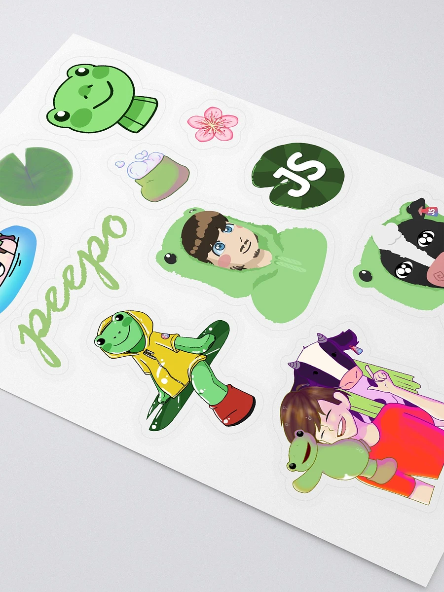 JacobStreams Frog Sticker Sheet product image (2)