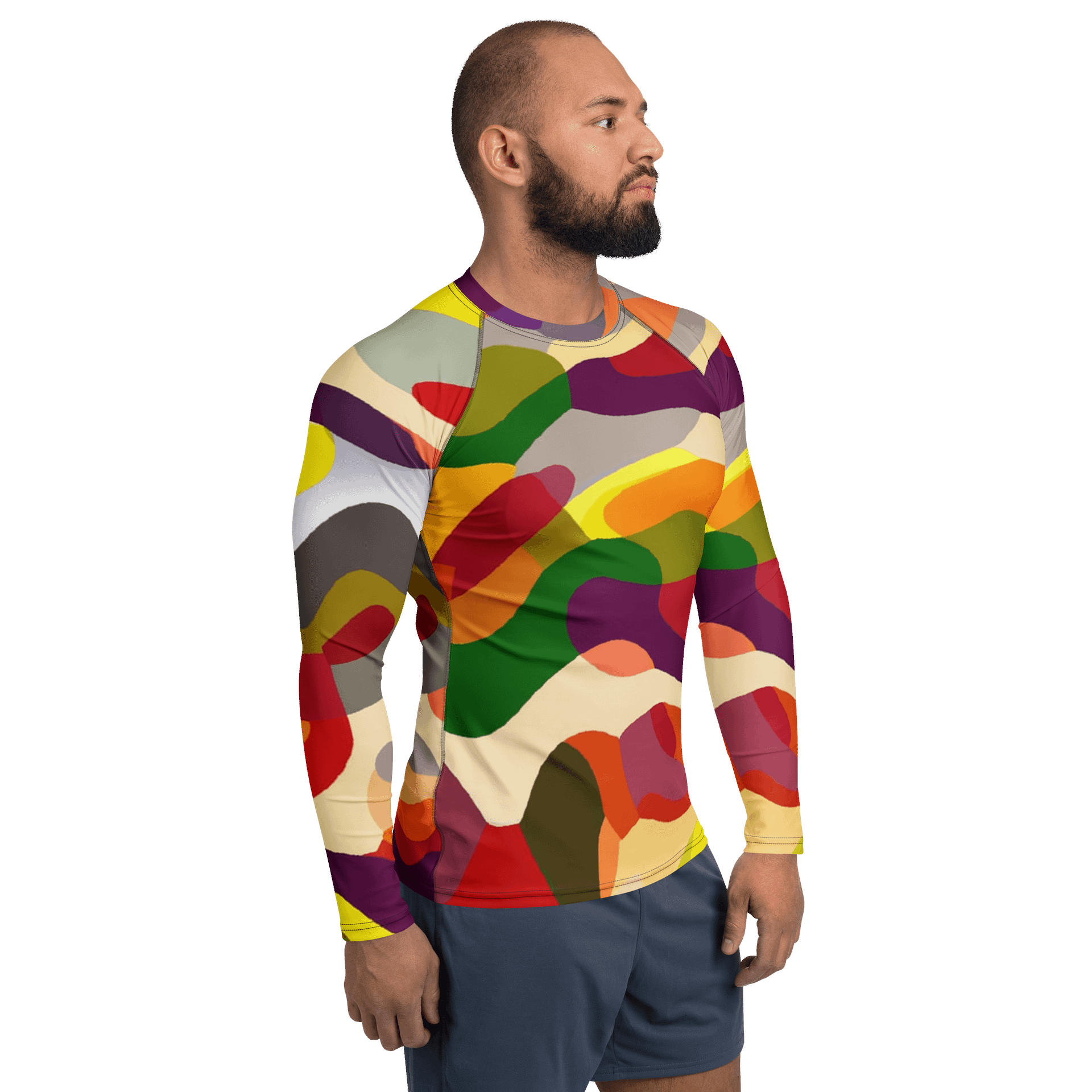Mosaic Motion Men's Rash Guard product image (4)