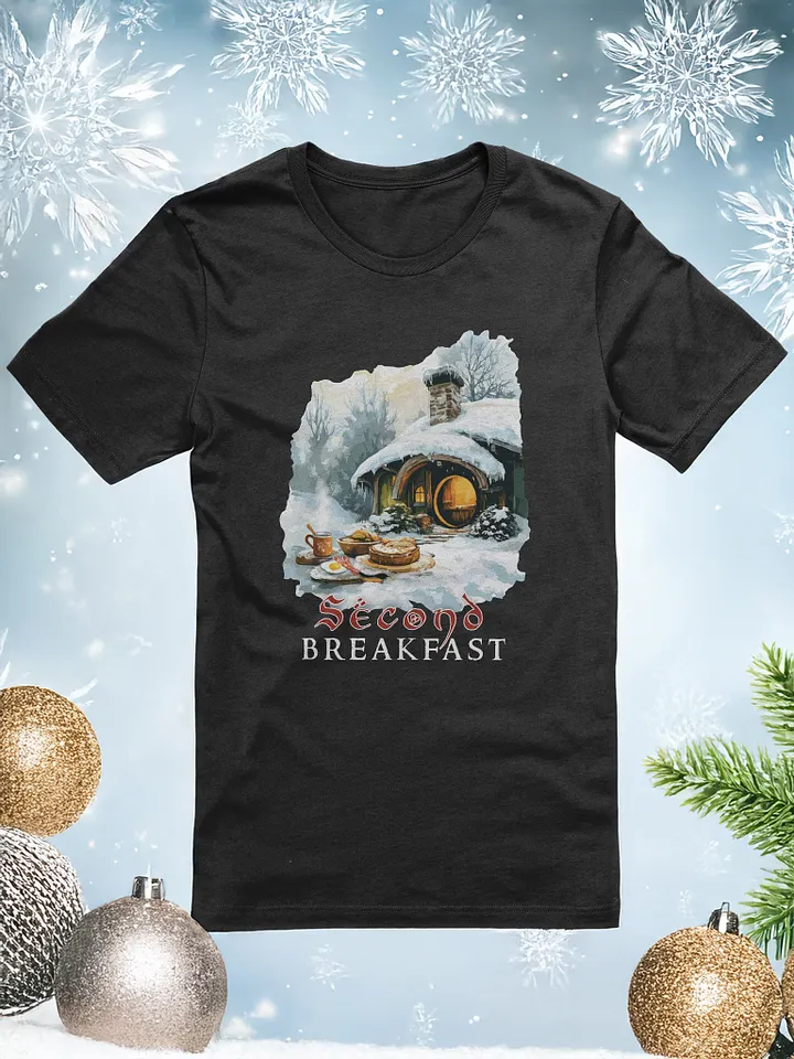 Second Breakfast Christmas T-shirt product image (1)