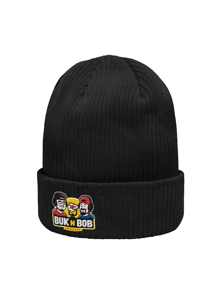 Buk N Bob Podcast Logo Ribbed Beanie product image (6)