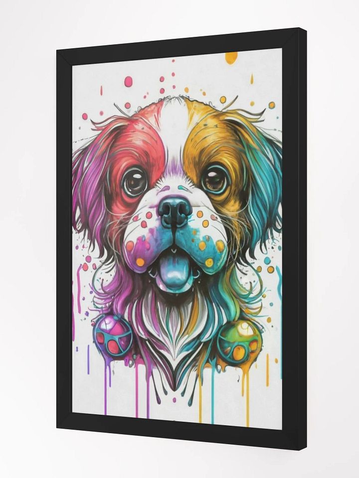 Pop Art Pup: Vibrant Shih Tzu Wall Art product image (2)