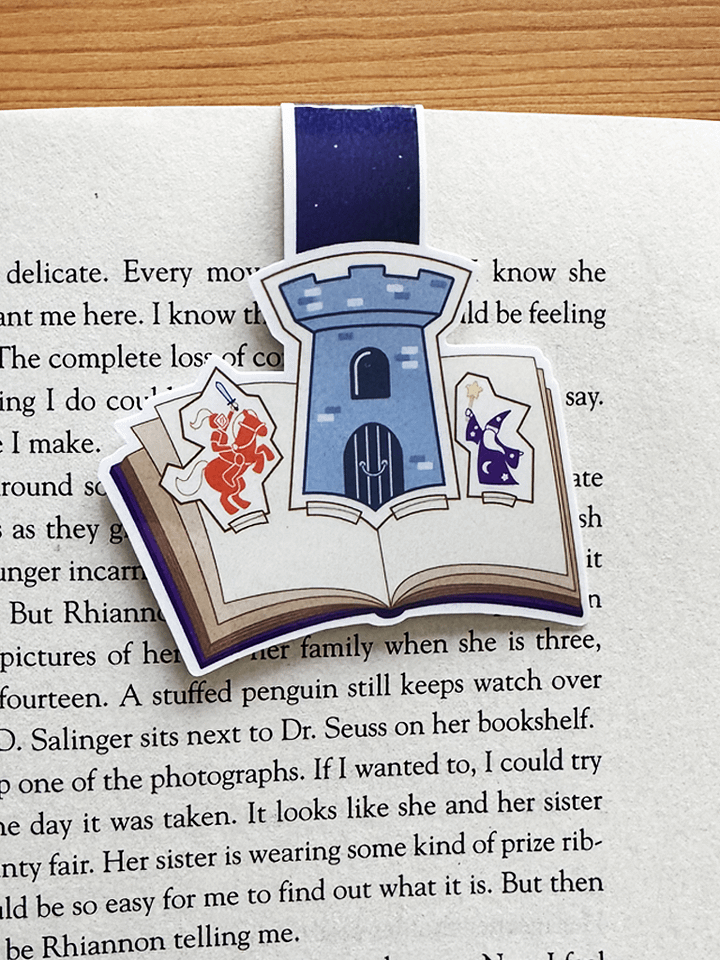 Booktower Logo Magnetic Bookmark product image (1)