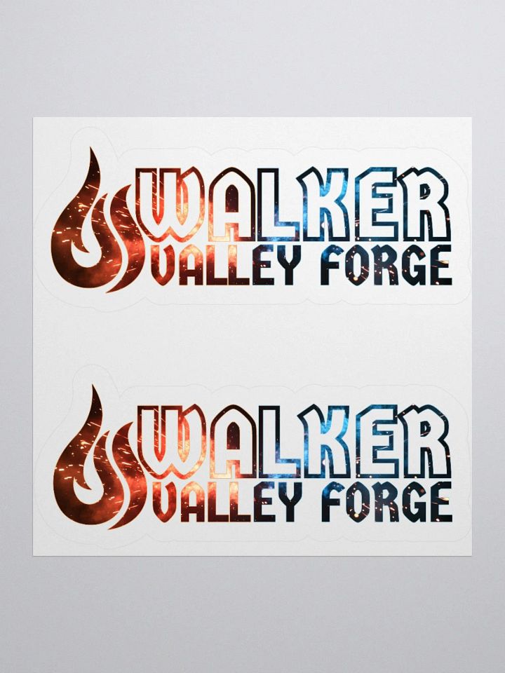 Walker Valley Forge Fiery Logo Kiss-Cut Stickers product image (8)