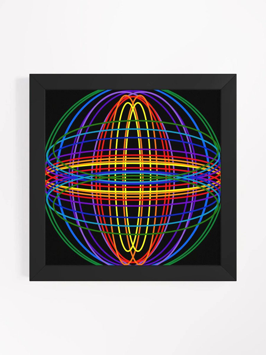 Rainbow Intersecting Loops Poster product image (2)