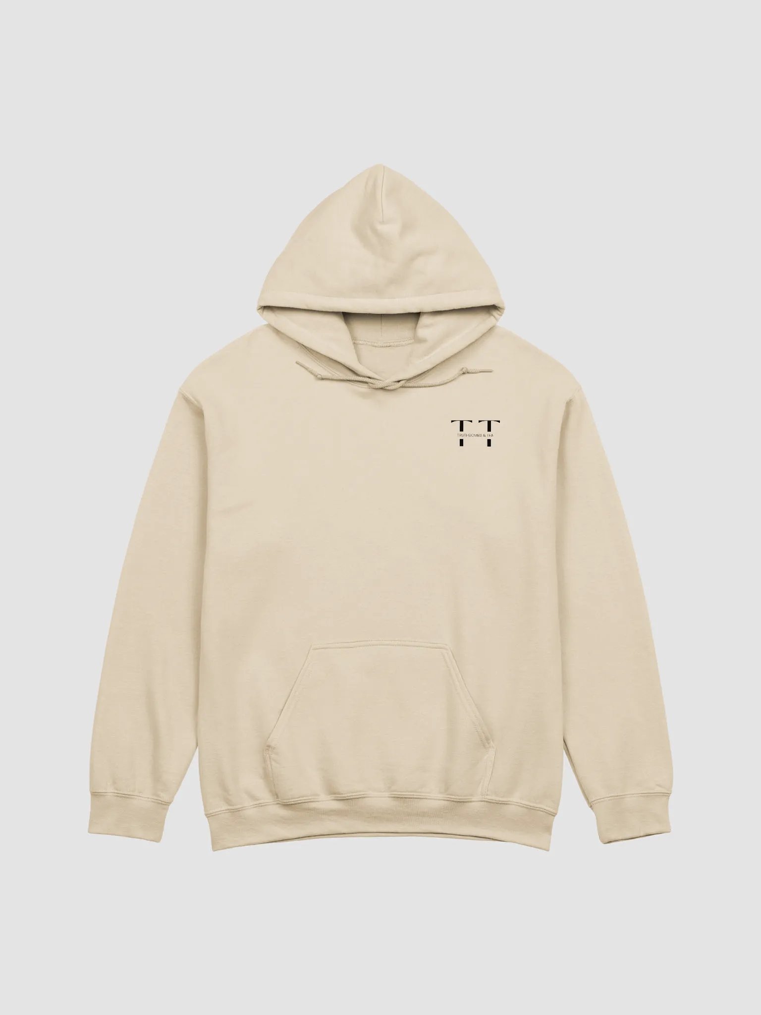 Unisex Hoodie Black Print Truthbombs & Tea Official product image (2)