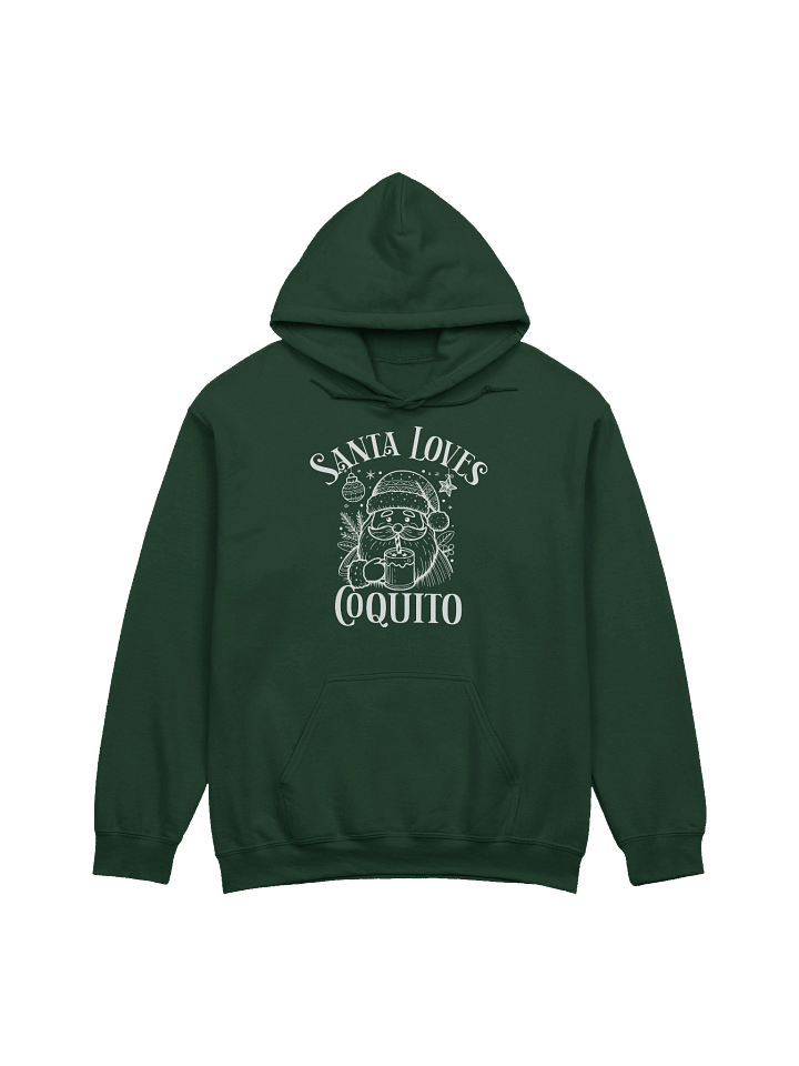 Santa Loves Coquito Hoodie Unisex product image (1)