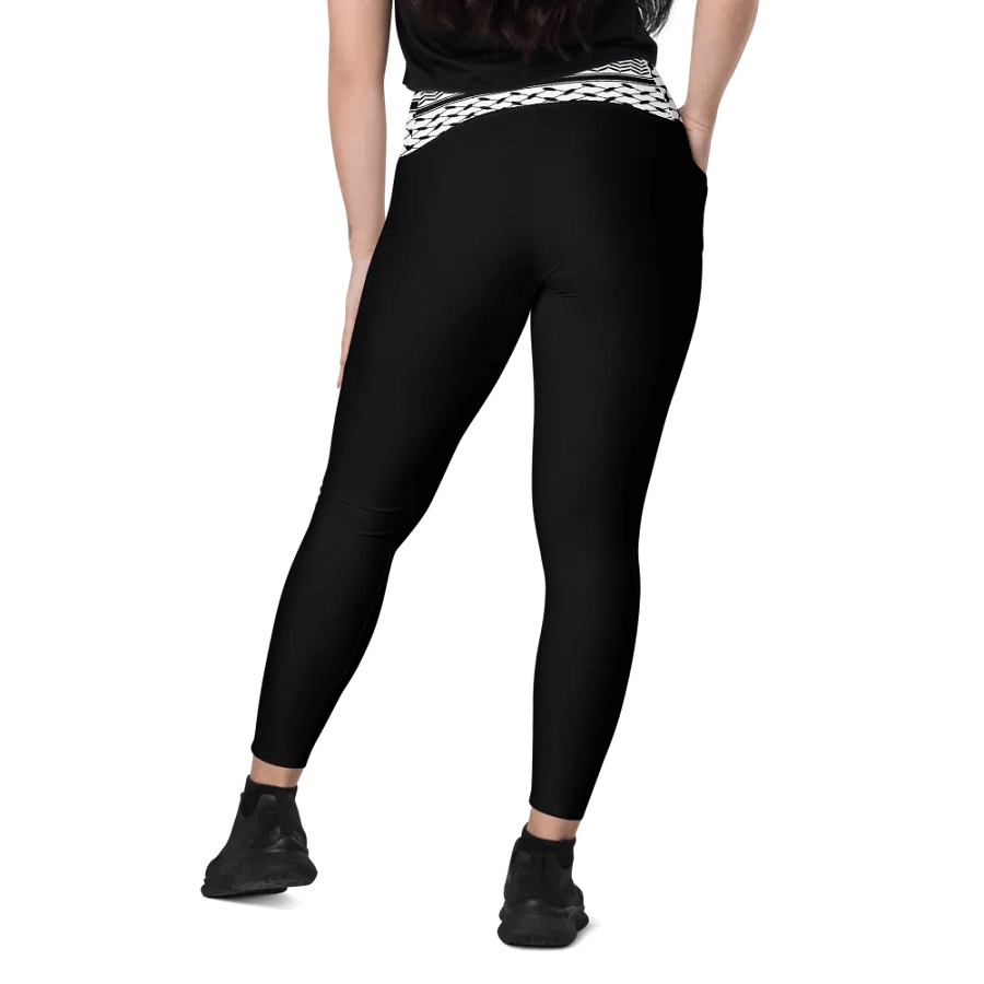 Kuffiiyeh Waistband Leggings with Pockets! product image (12)