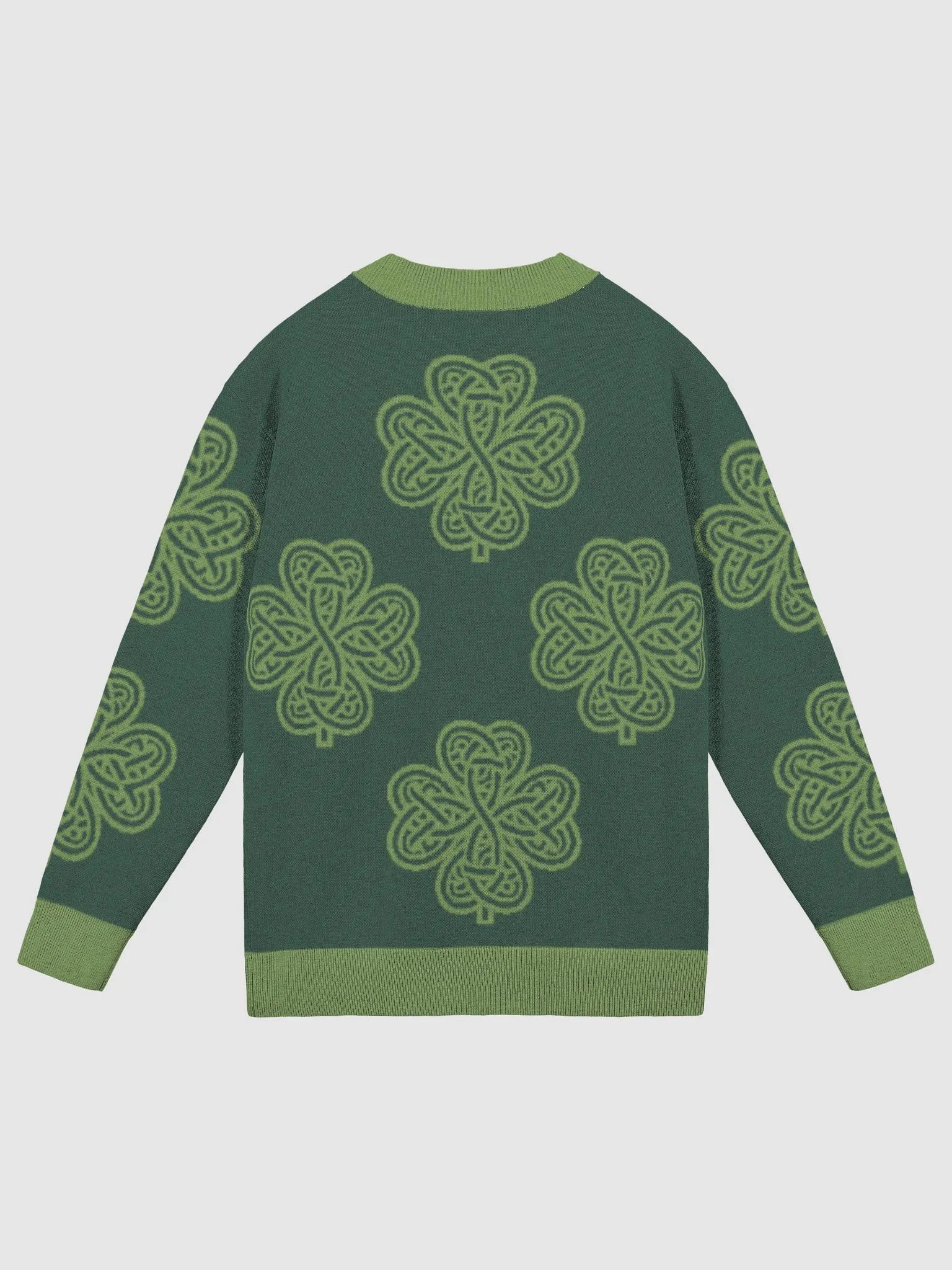 Celtic Knot Knit Clover Cardigan 🍀 product image (4)