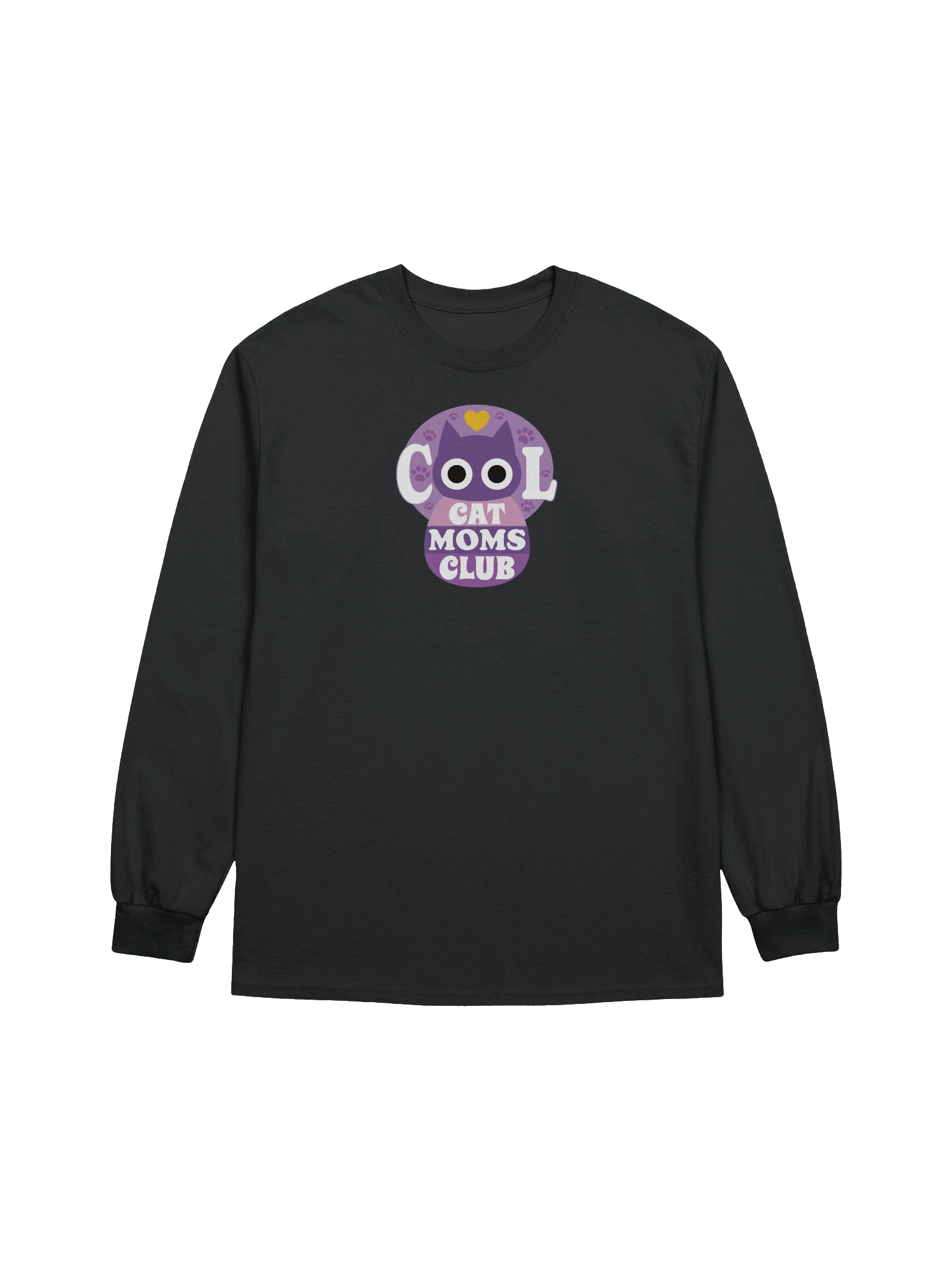 Cool Cat Moms Club - Unisex Adult Long Sleeve T-shirt product image (1)
