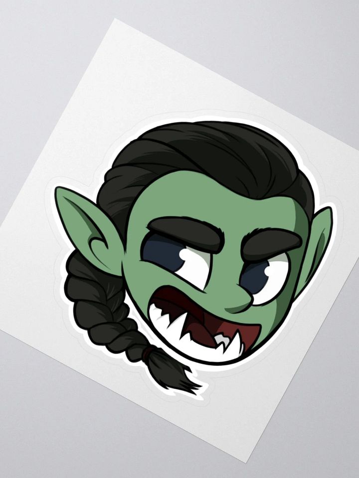 Chibi Grimarr Close-up Sticker product image (2)