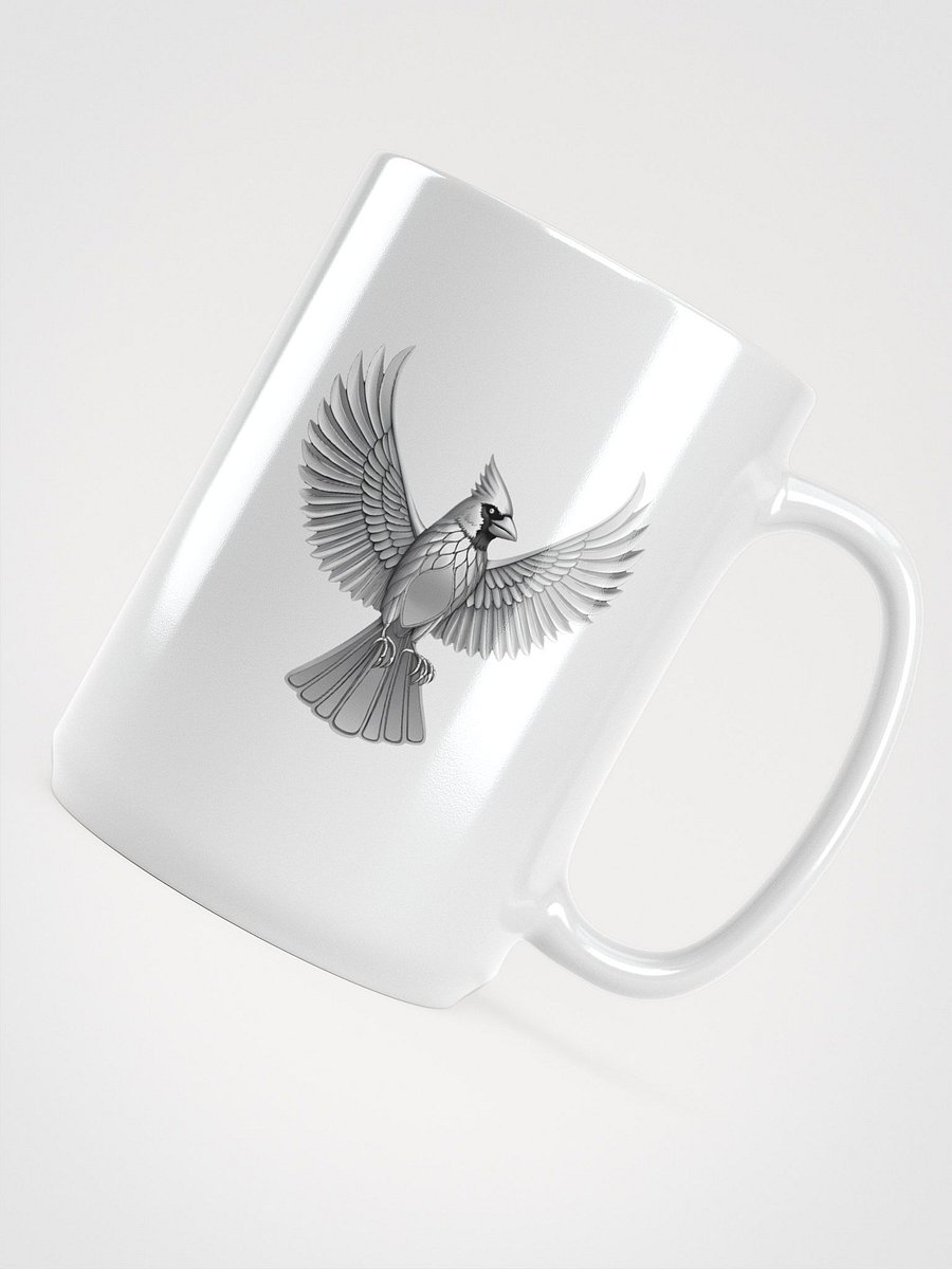 Symmetrical Wings White Glossy Mug product image (4)