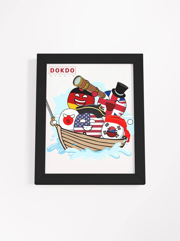 Countryball Framed High-Quality Matte Poster (in) product image (17)