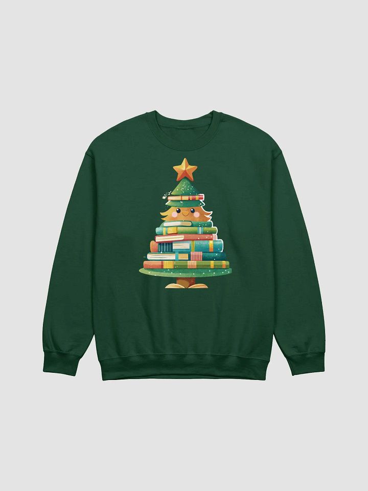 Book Tree Christmas Crewneck product image (2)