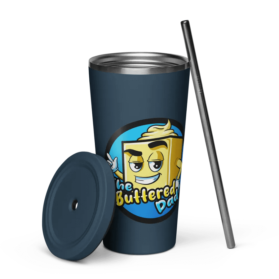 TheButteredDad Tumbler W/Straw product image (5)