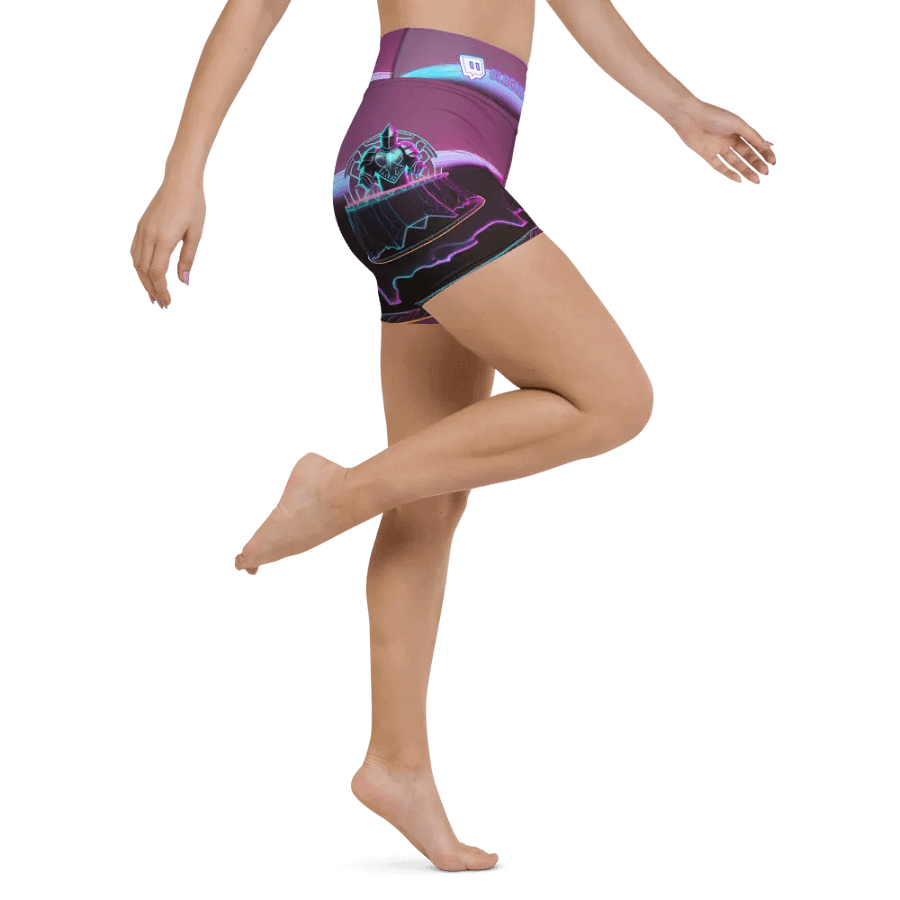 Blackknight513 All-Over Print Yoga Shorts product image (12)