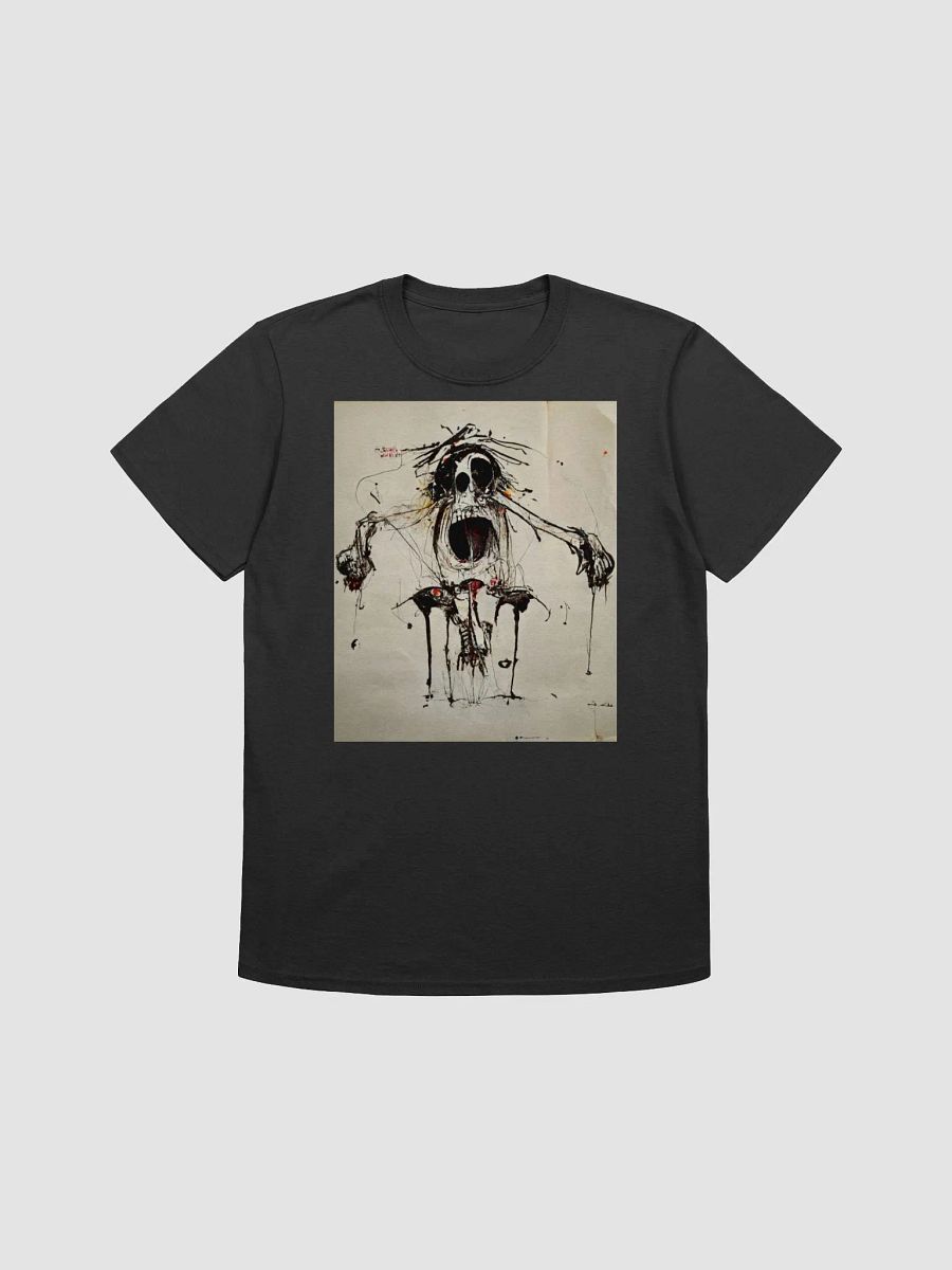 Ethereal Skull Sketch T-Shirt product image (1)