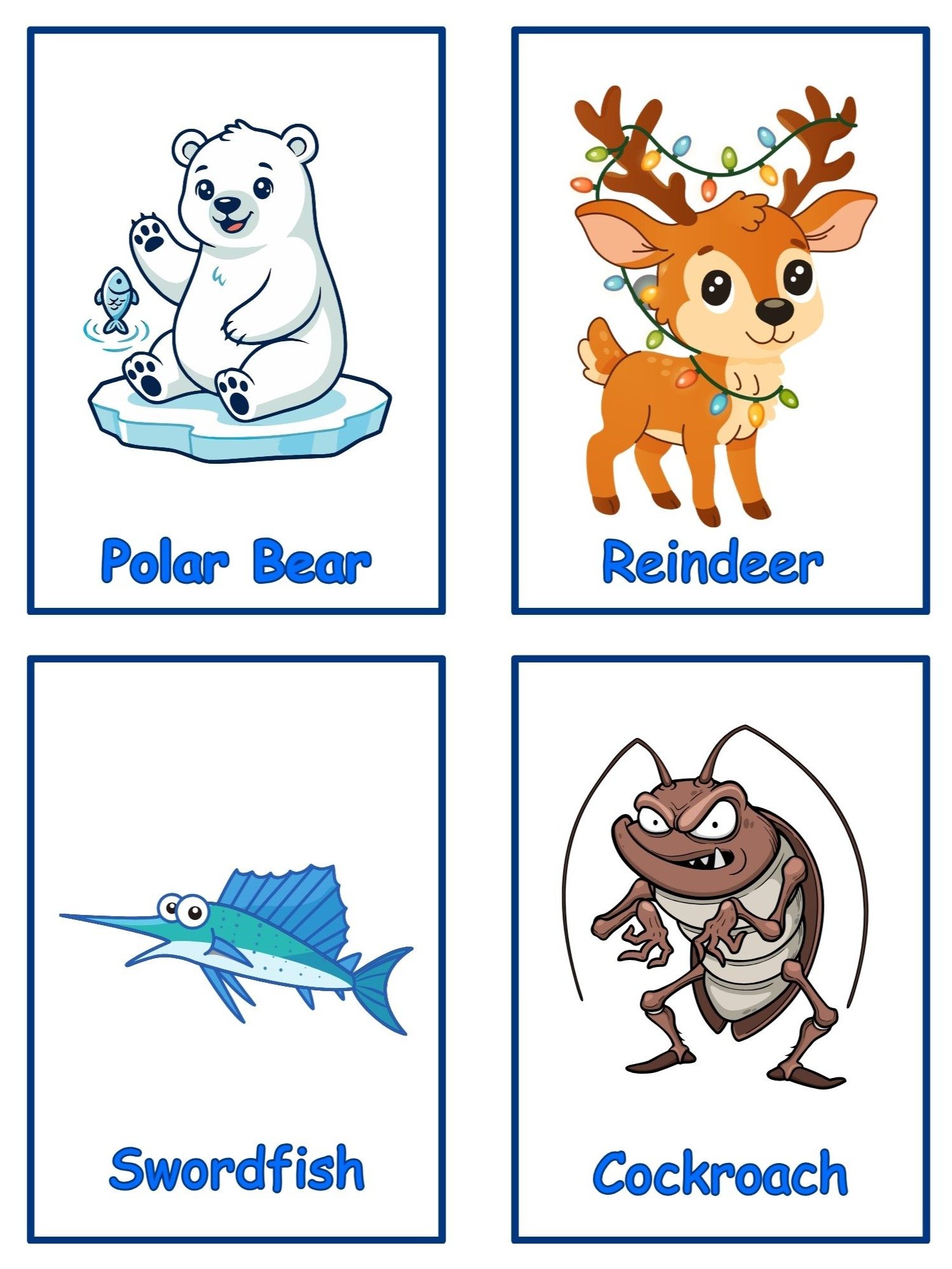 Printable Flashcards: Animals product image (7)