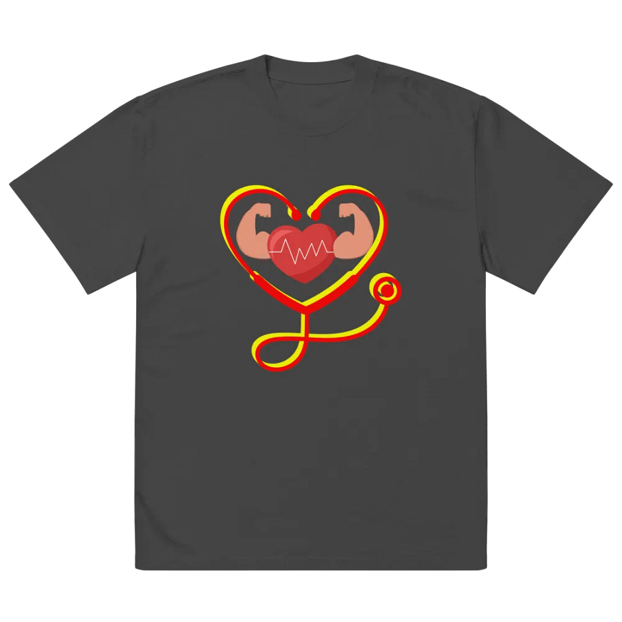Heartbeat Flex Oversized Tee product image (4)