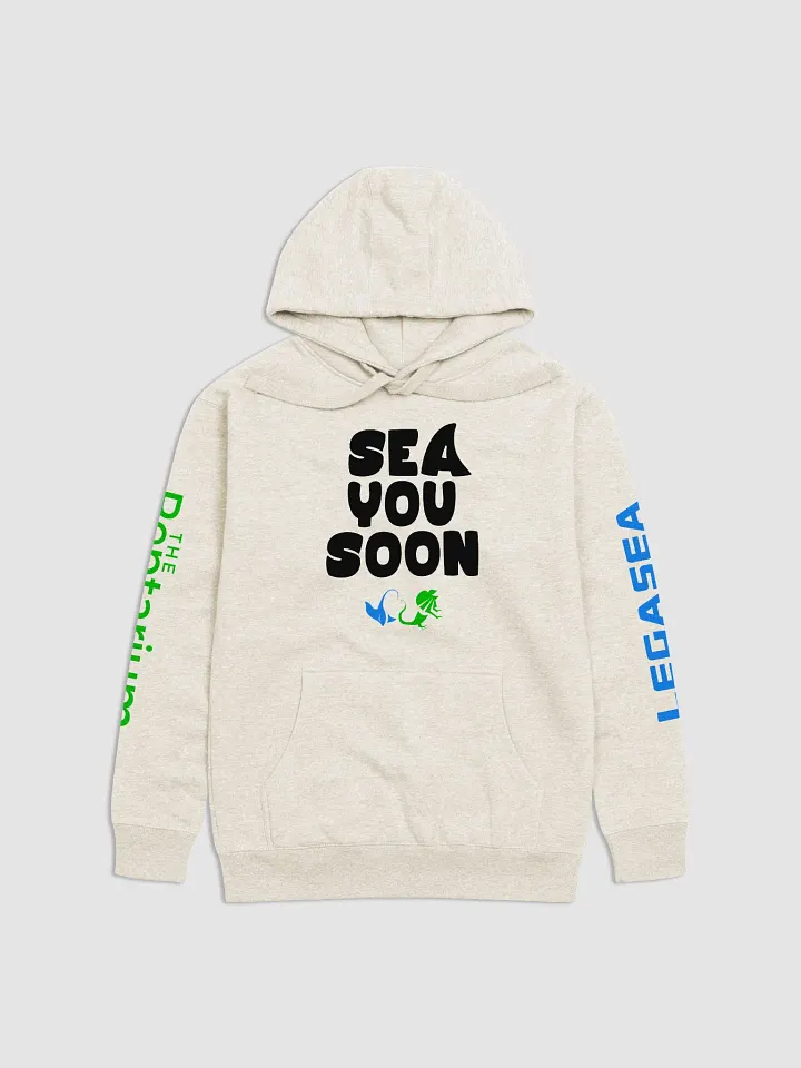 Sea You Soon Hoodie Black Letters product image (1)