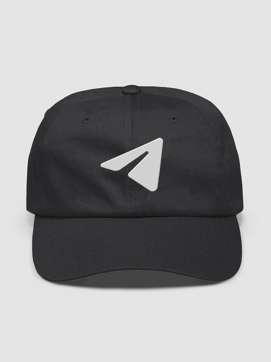 Gorra con el logo de Telegram bordado en hilo blanco product image (3)
