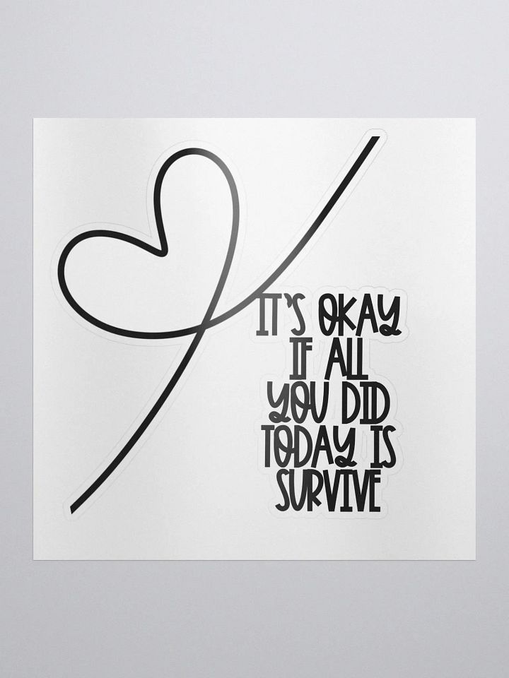 Survive Kiss-Cut Sticker product image (1)