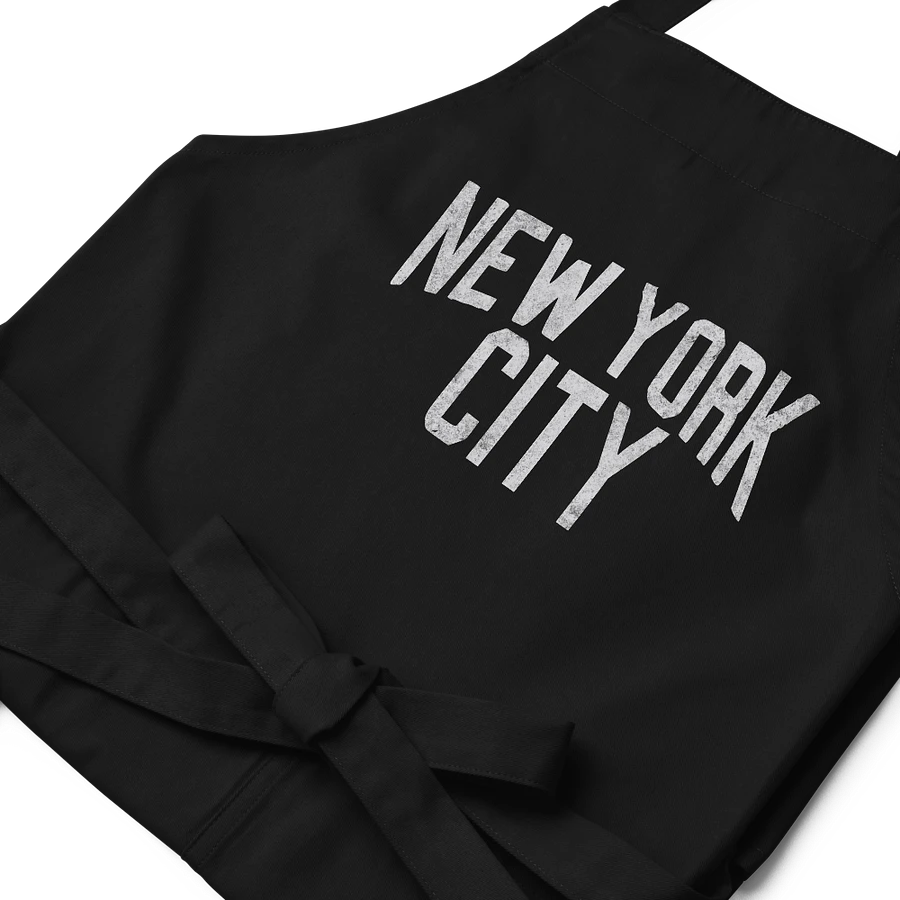 New York City Cotton Twill Apron (White Text) product image (5)