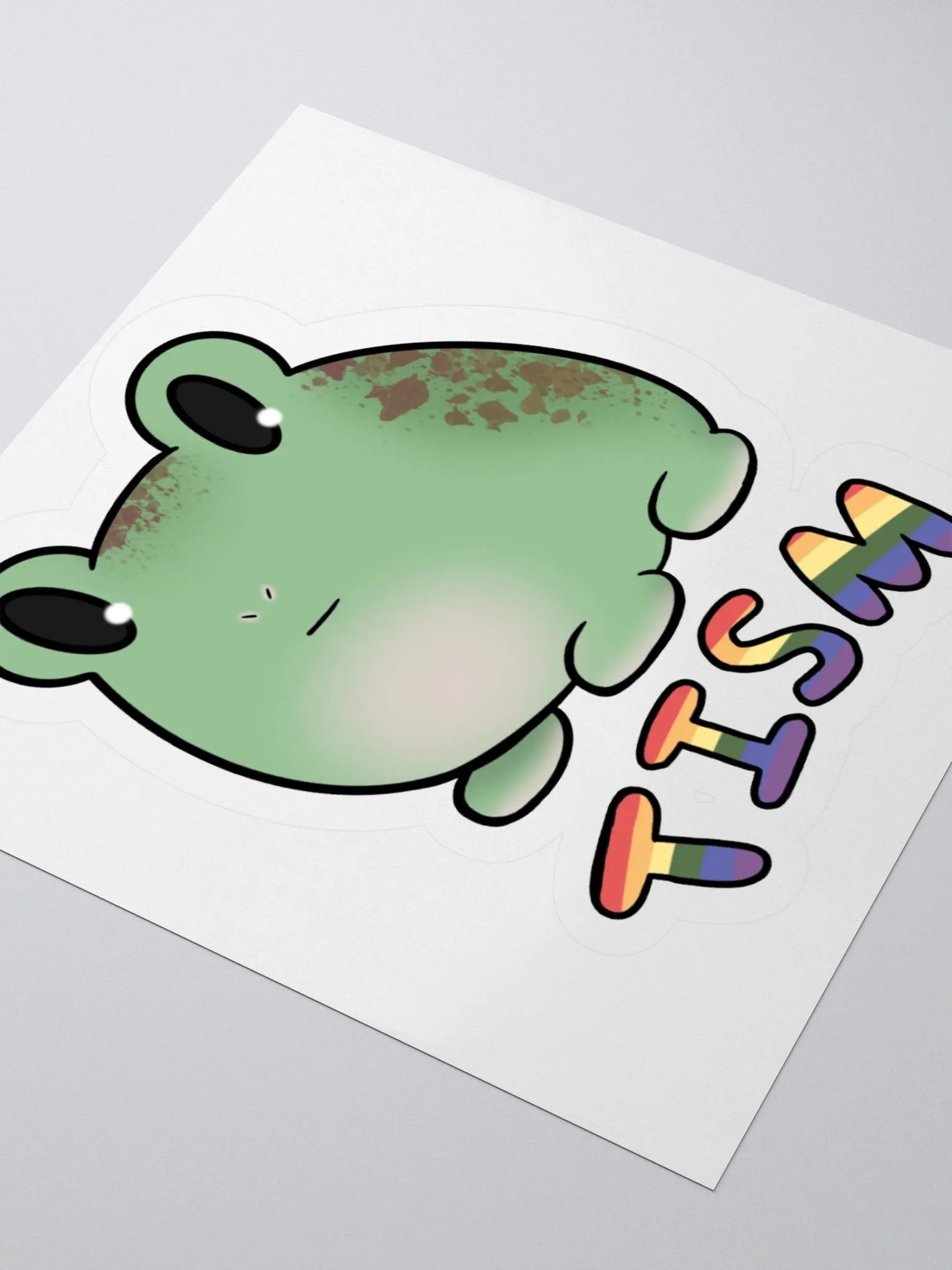 The Tism Frog - Sticker product image (3)