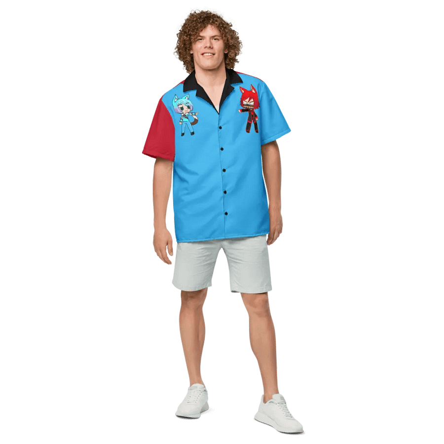 AMP-TWK VS The Fire King - Unisex Button-Up Shirt product image (4)