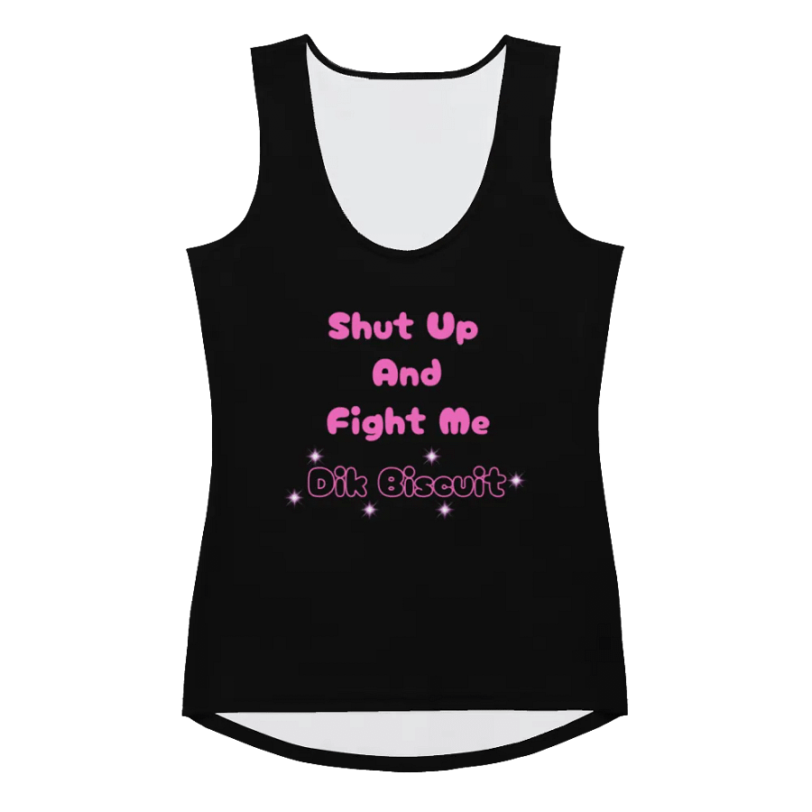 Fight Me Dik Biscuit Tank - Pink product image (3)