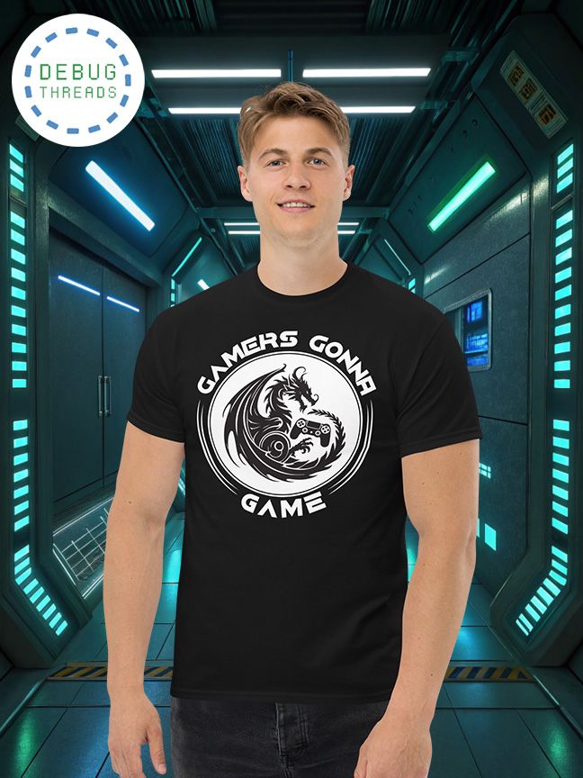 "Gamers Gonna Game" Dragon Gamer T-Shirt product image (1)