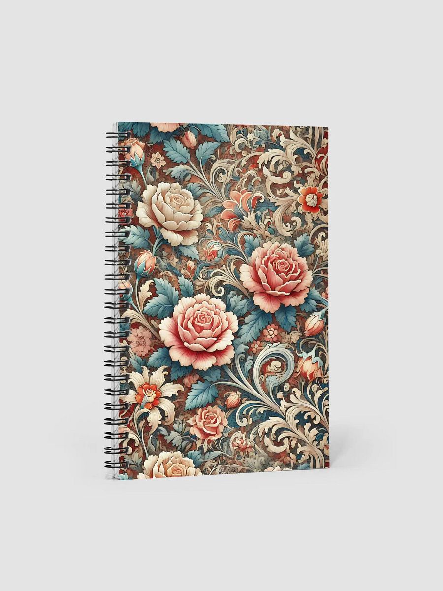 Royal Floral Spiral Notebook product image (1)