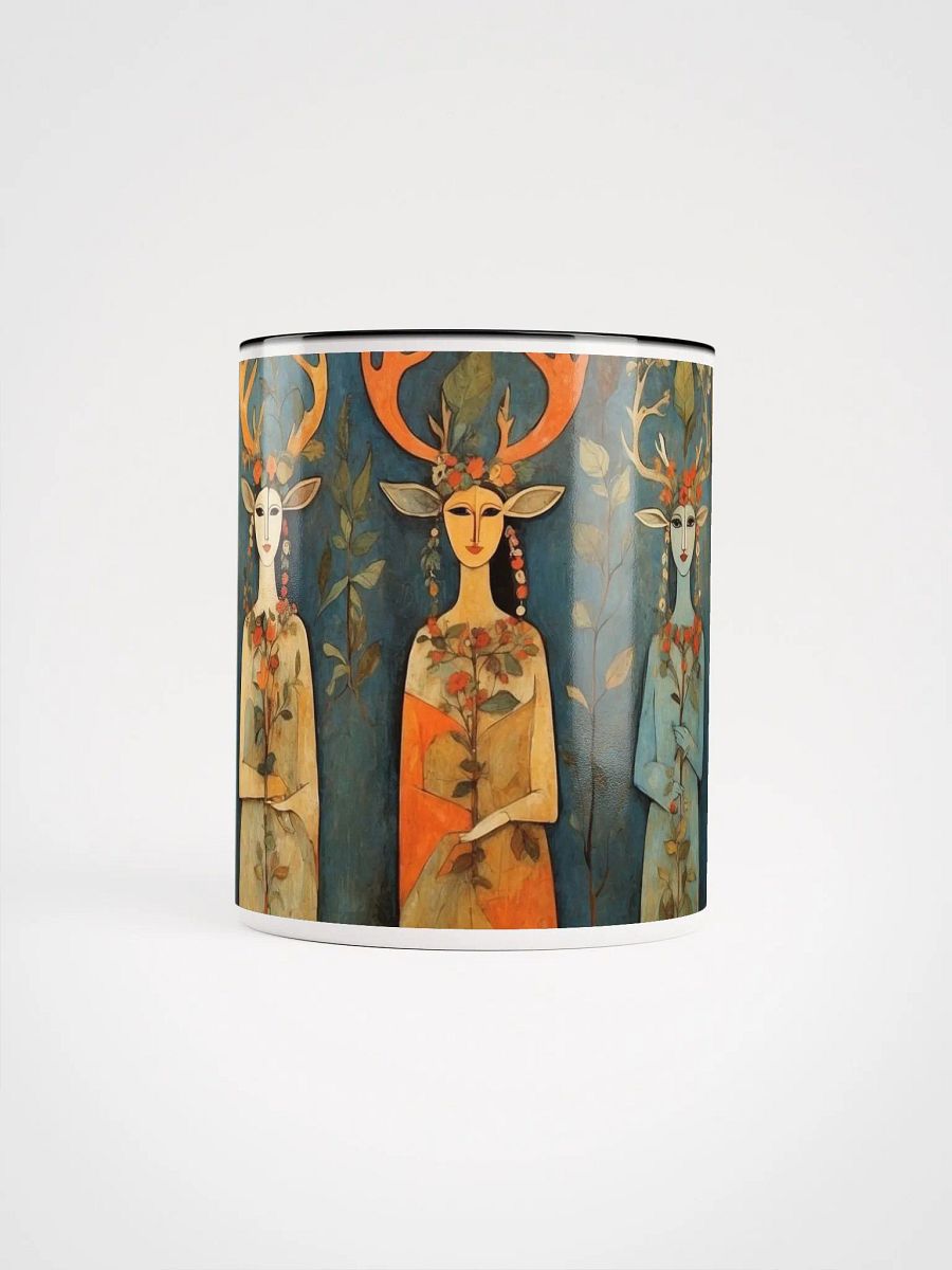 Whimsical Antlered Figures Ceramic Mug product image (36)