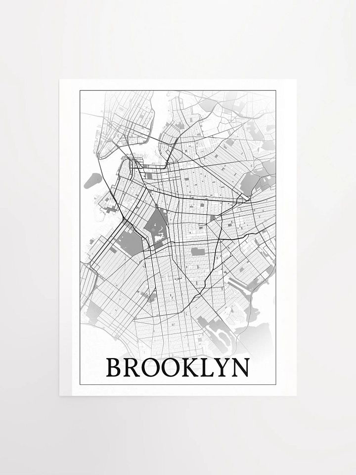 Brooklyn, New York, USA, city map print product image (3)