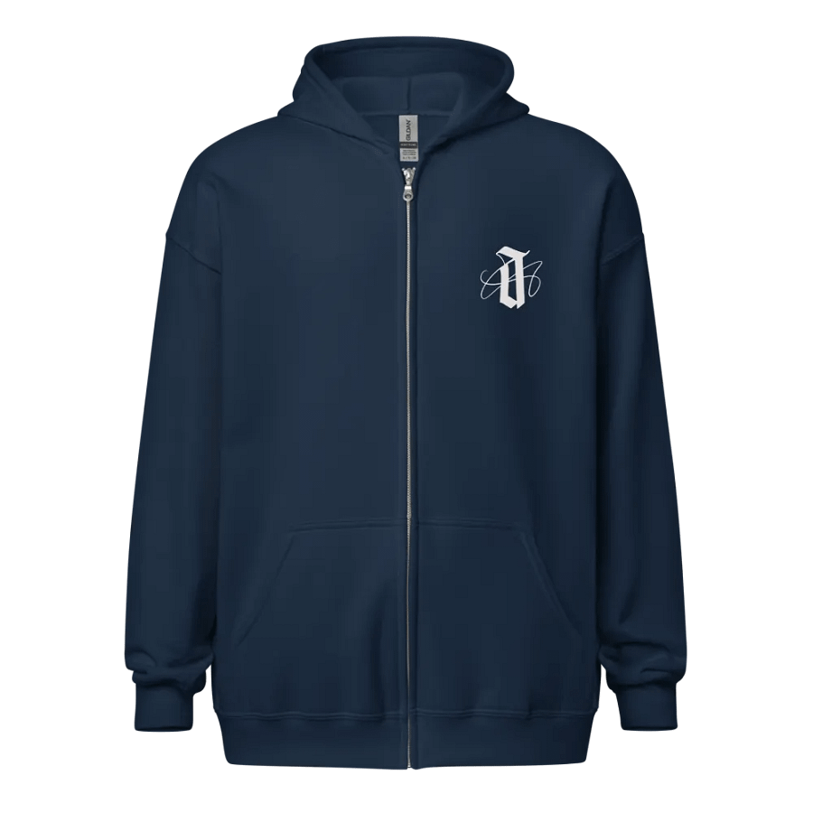 Artistic A Calligraphic Zip Hoodie product image (13)