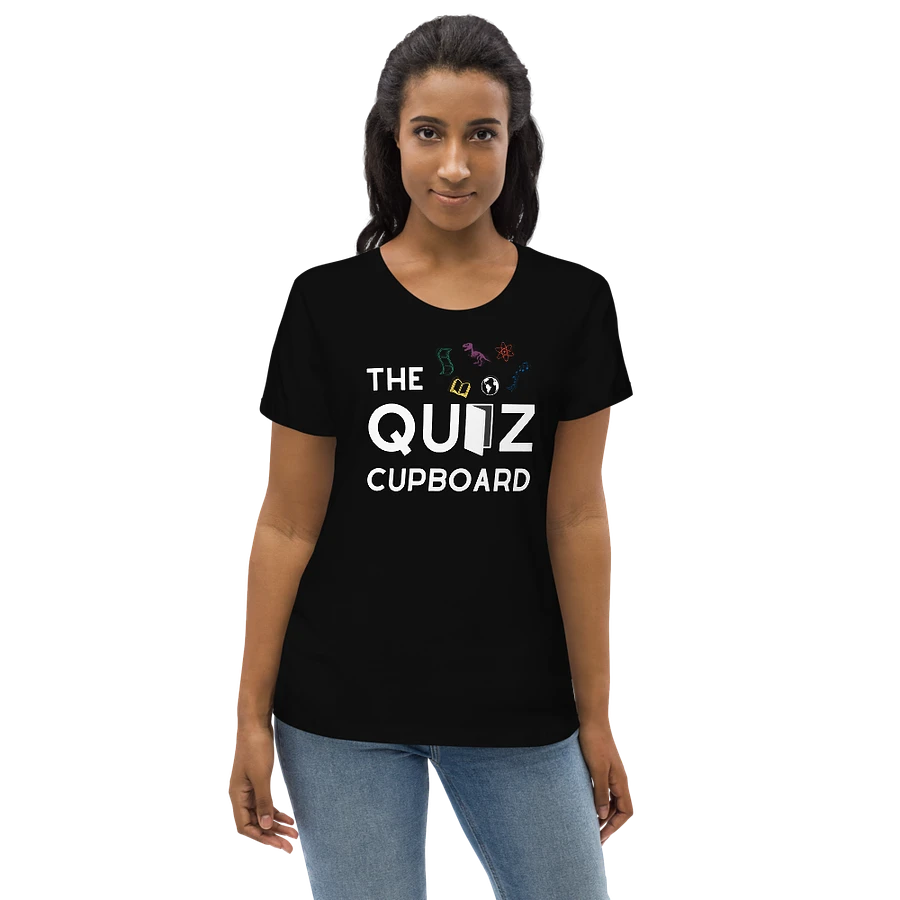 Quiz Cupboard Fitted T-Shirt Black product image (1)
