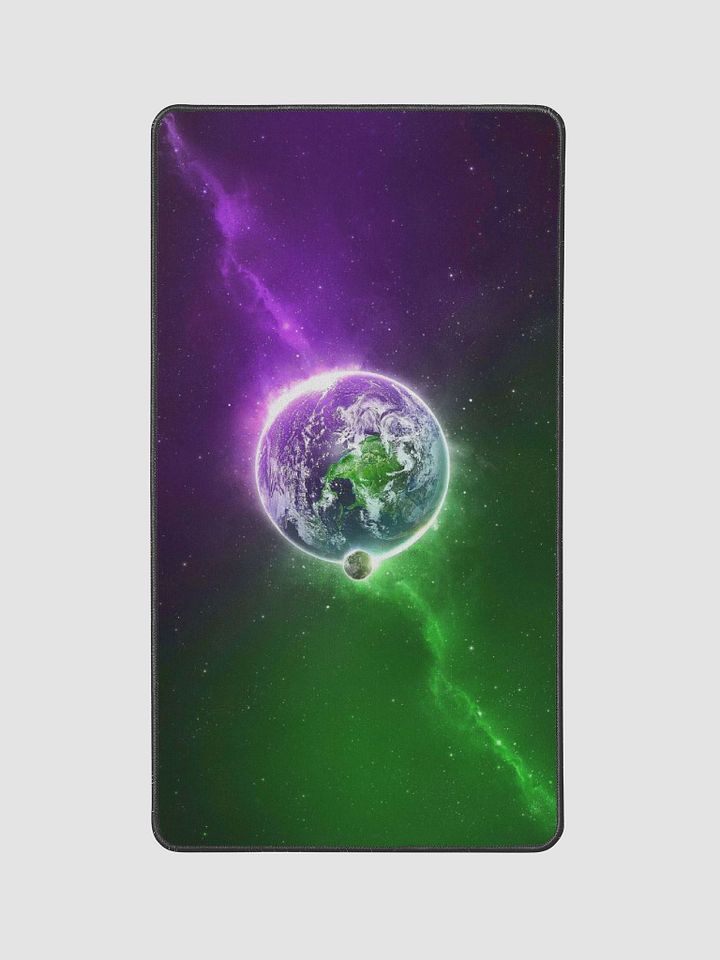 Green&Purple Space Gaming Mouse Pad XL product image (1)