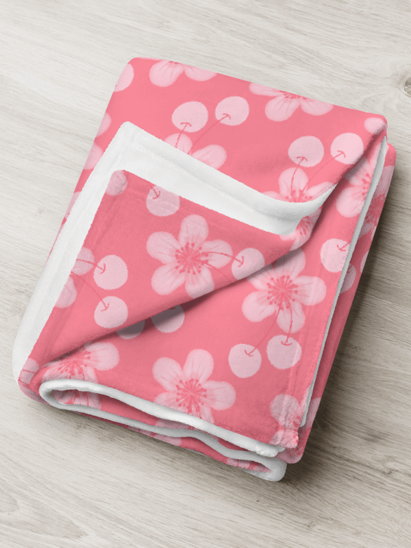 Sakura Cherry Blossom Throw Blanket product image (1)