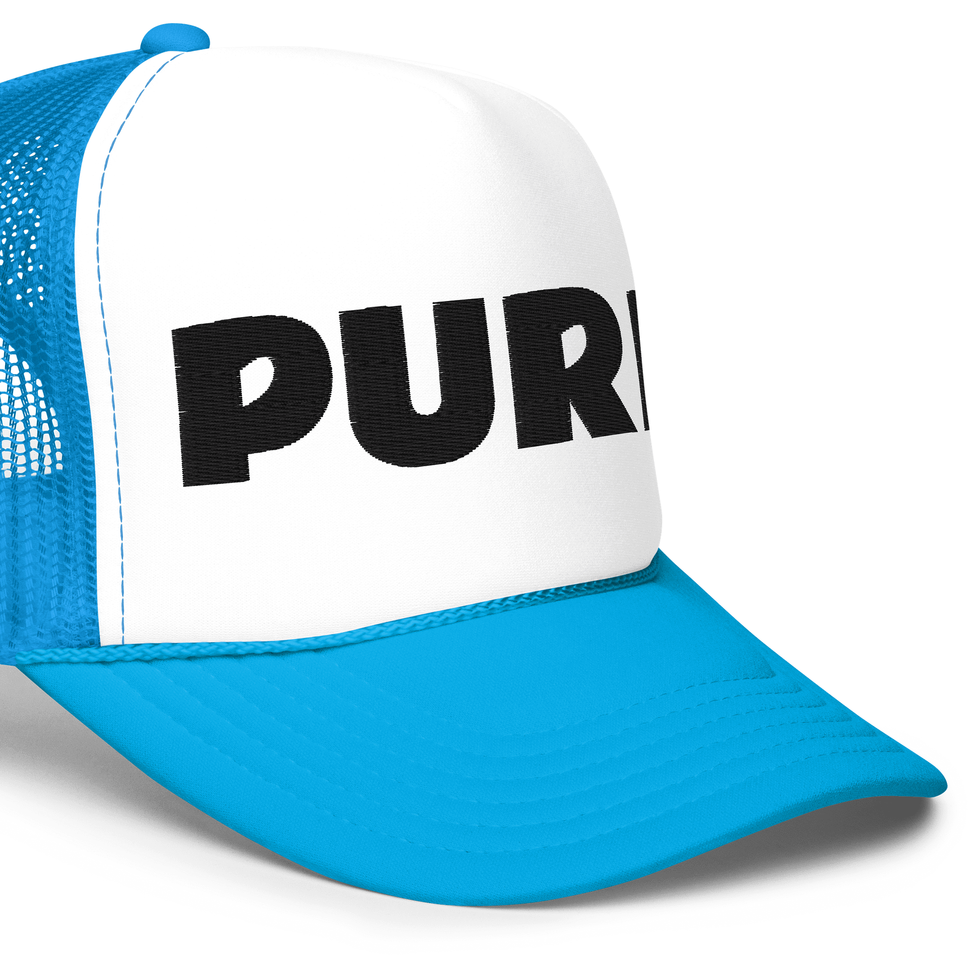 Embroidered PURR Hat - Black Thread Collection product image (10)