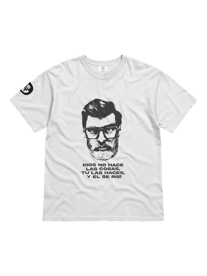 franela blanca Dios no hace las cosas product image (1)