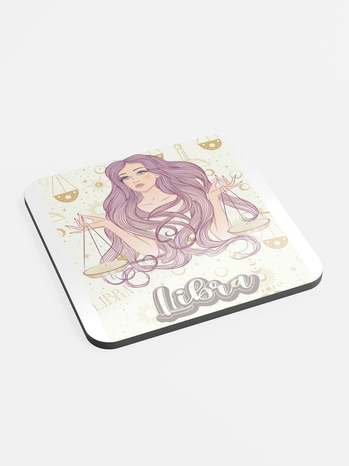 Libra Balance Cork Coaster product image (2)