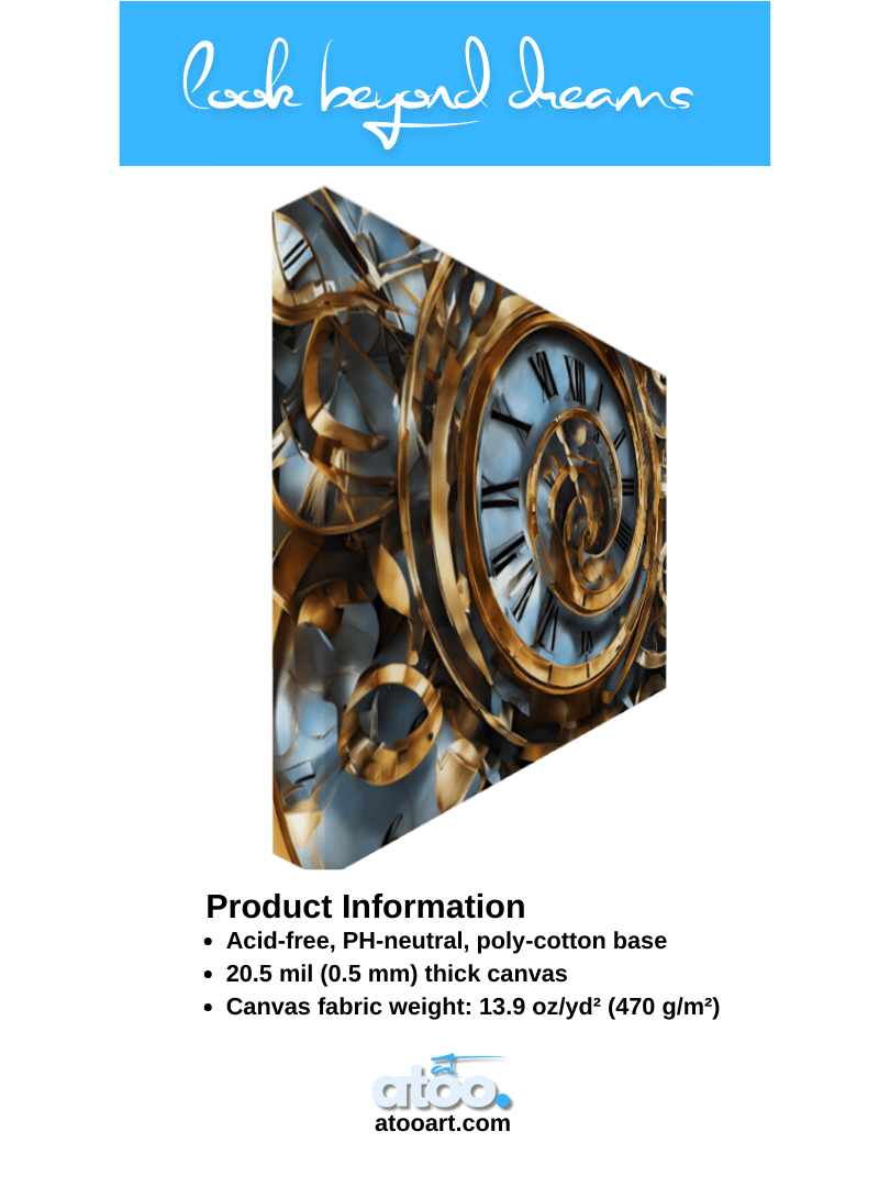Time Confusion-5 | Canvas Artistic Wall Painting product image (7)