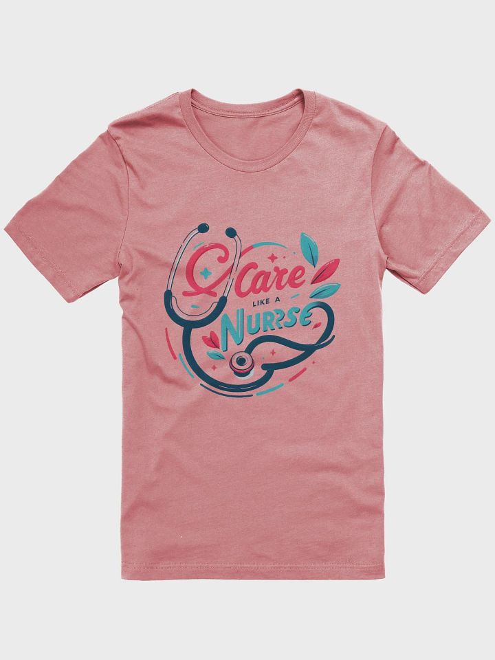 Nurse's Care Stethoscope Tee product image (1)