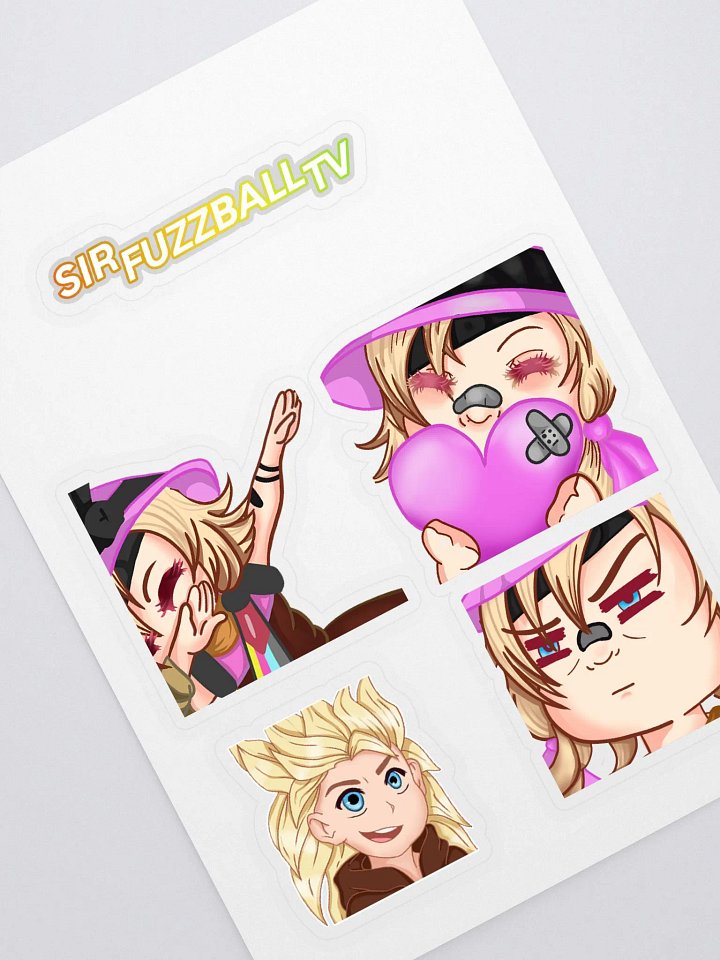 SirFuzzballTV Emote Stickers product image (1)